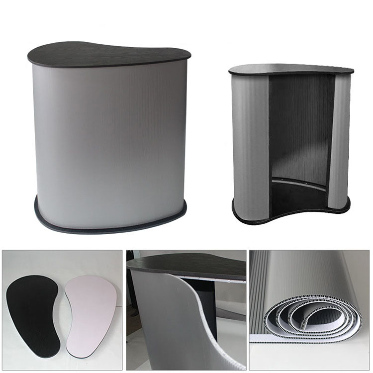 Portable Reception Counter Table-Teardrop Shape